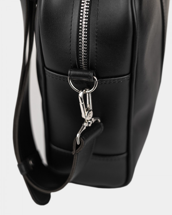 NOIR ECO-LEATHER, BLACK