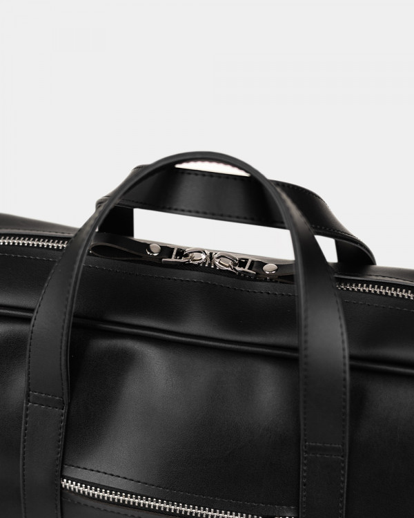 NOIR ECO-LEATHER, BLACK