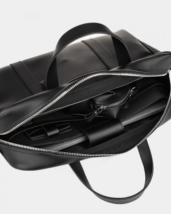 NOIR ECO-LEATHER, BLACK