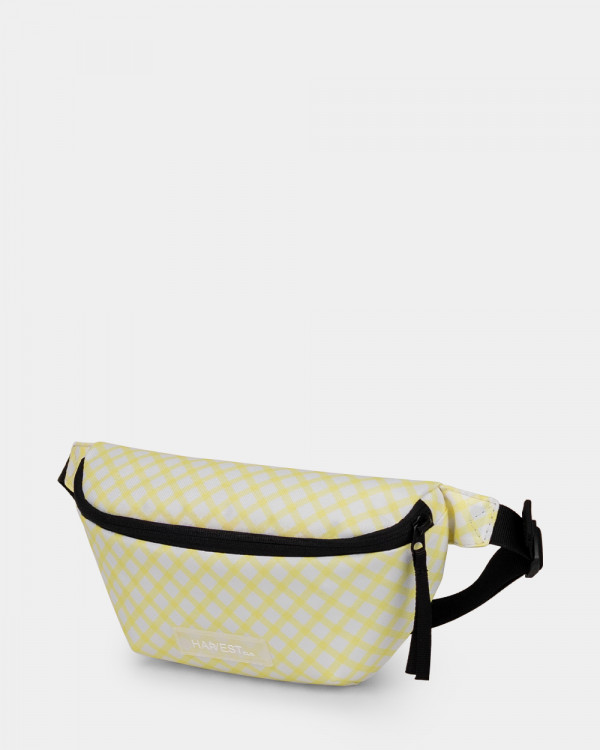 "BASIC WAIST" PRINT YELLOW CHECK