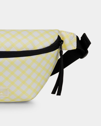 "BASIC WAIST" PRINT YELLOW CHECK
