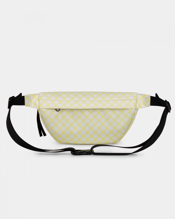 "BASIC WAIST" PRINT YELLOW CHECK