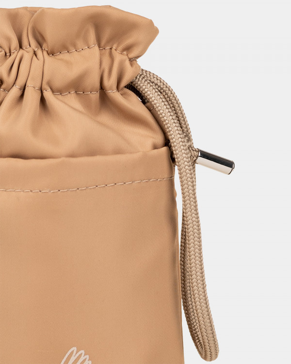 PHONE BAG NYLON, BEIGE
