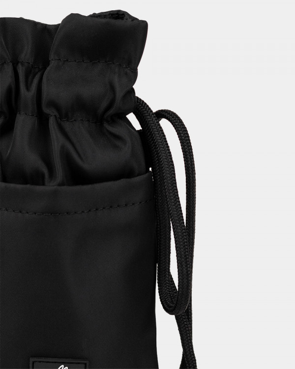 PHONE BAG NYLON, BLACK