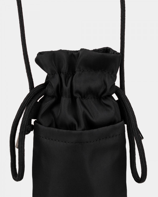 PHONE BAG NYLON, BLACK