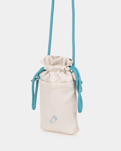 "PHONE BAG" NYLON, MILK