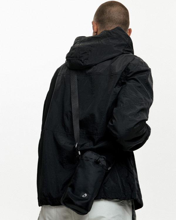 WALKING BAG NYLON, BLACK