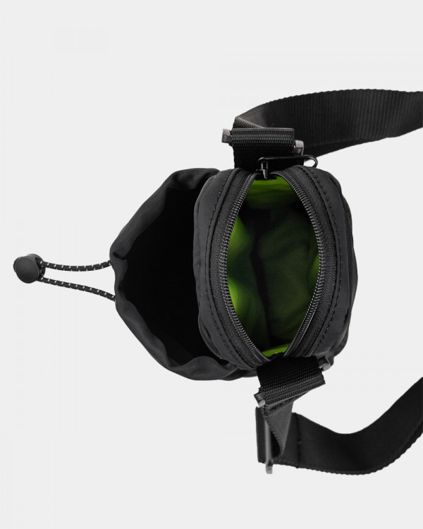 WALKING BAG NYLON, BLACK