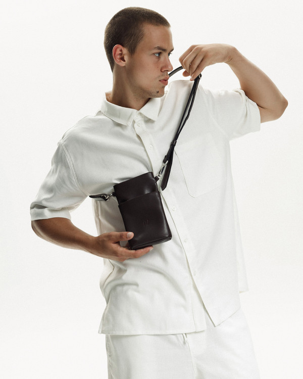 POUCH BAG BROWN