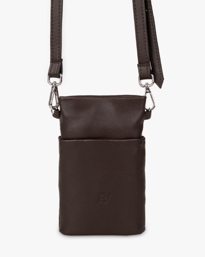 "POUCH BAG" BROWN