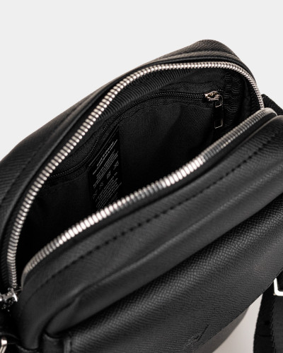 MESSENGER "BROOKLYN" ÖKO-LEDER, SCHWARZ