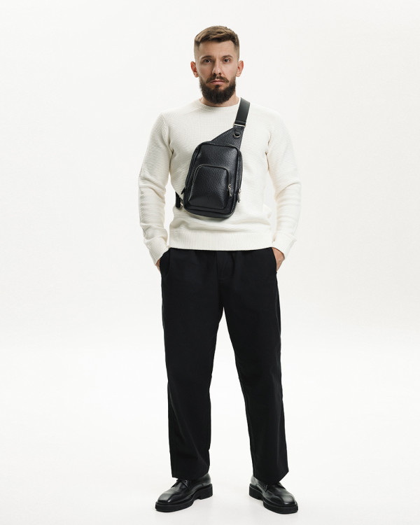 DENVER ECO LEATHER, BLACK
