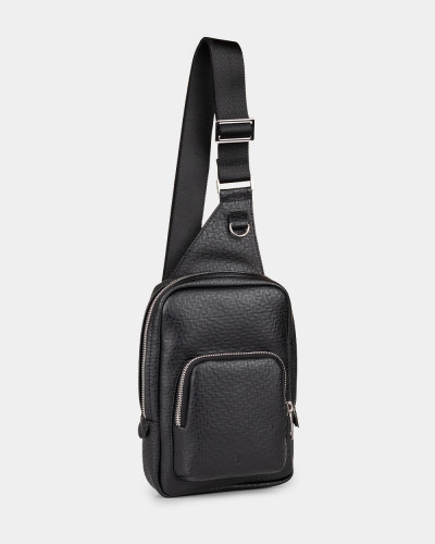 "DENVER" ECO LEATHER, BLACK