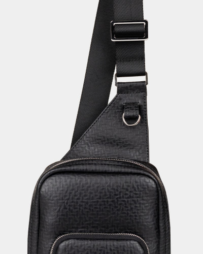 "DENVER" ECO LEATHER, BLACK