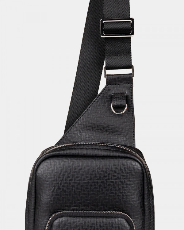 DENVER ECO LEATHER, BLACK