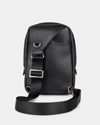 "DENVER" ECO LEATHER, BLACK