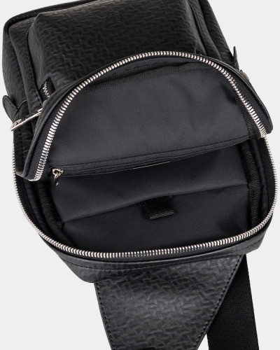 "DENVER" ECO LEATHER, BLACK