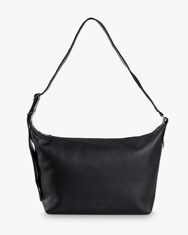 HANNA LEATHER, BLACK