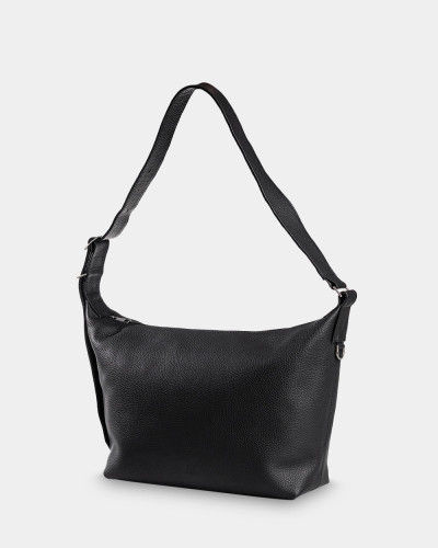 "HANNA" LEATHER, BLACK
