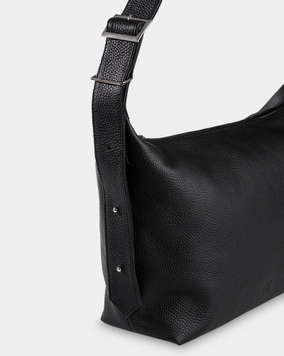 "HANNA" LEATHER, BLACK