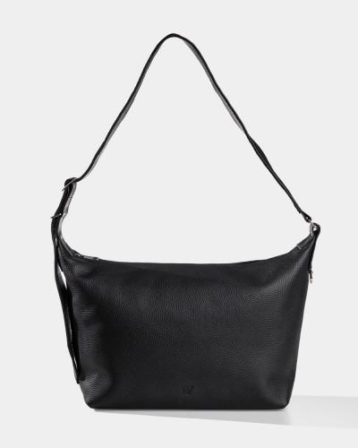 "HANNA" LEATHER, BLACK