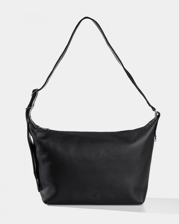 HANNA LEATHER, BLACK