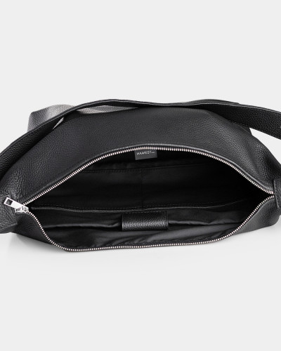 "HANNA" LEATHER, BLACK