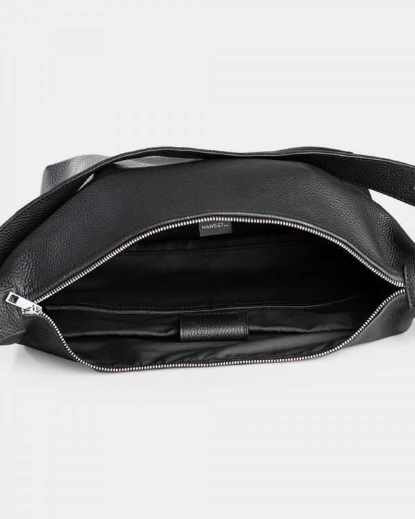 HANNA LEATHER, BLACK