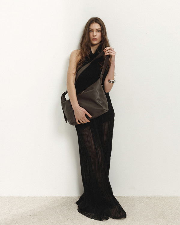 HANNA LEATHER, BROWN