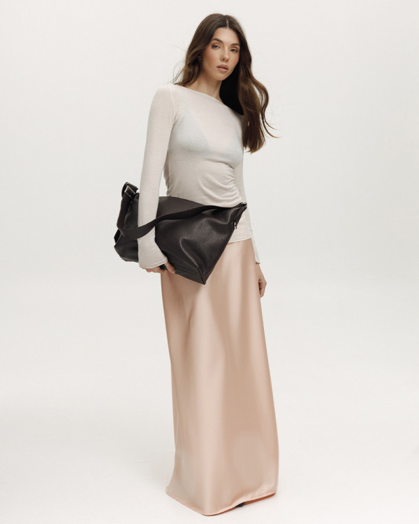 HANNA LEATHER, BROWN