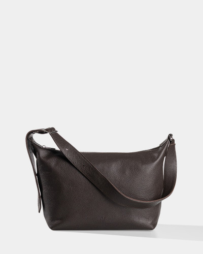 "HANNA" LEATHER, BROWN