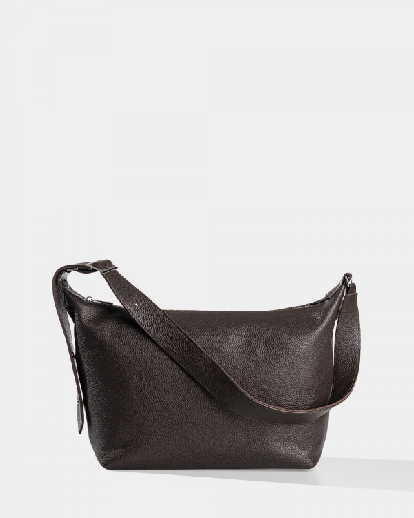 HANNA LEATHER, BROWN