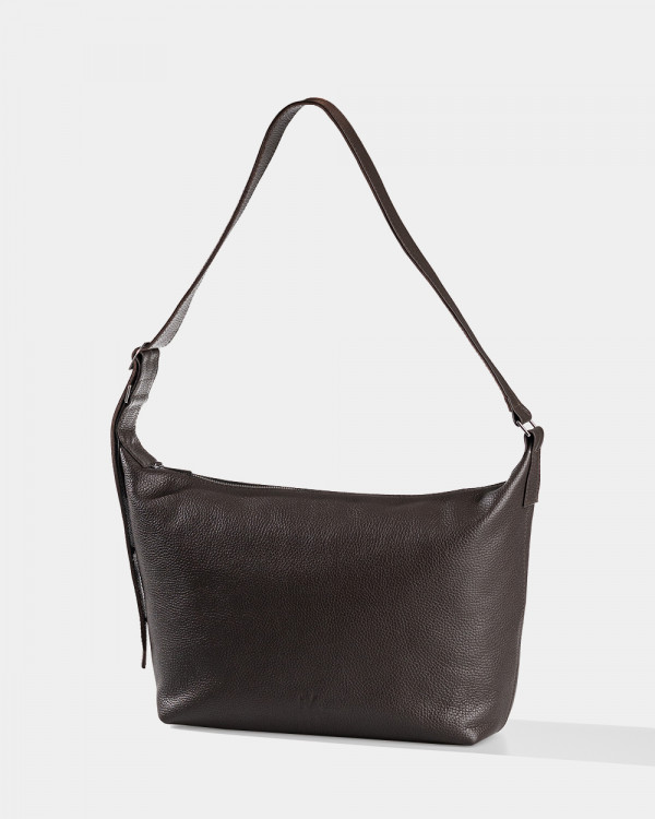 HANNA LEATHER, BROWN