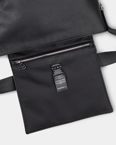 "DONNA" LEATHER, BLACK