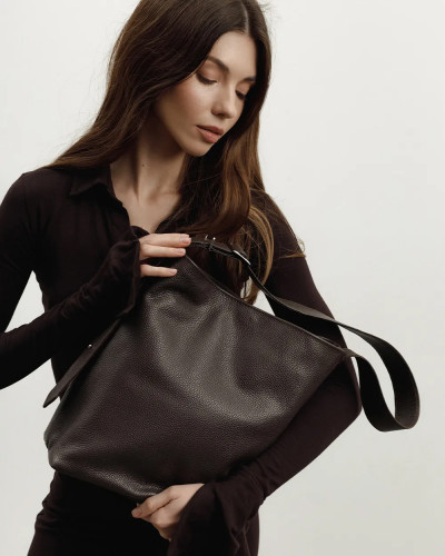 "DONNA" LEATHER, BROWN