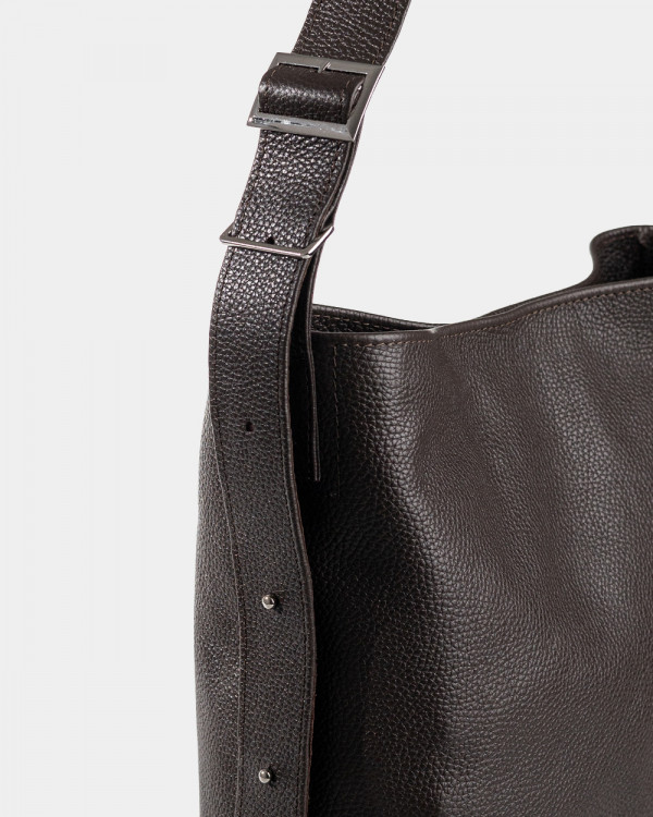 DONNA LEATHER, BROWN