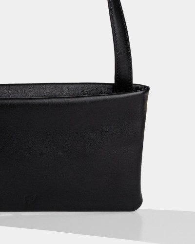 "SKINNY" LEATHER, BLACK