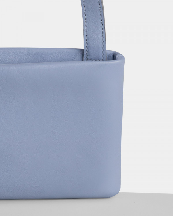 SKINNY LEATHER, BLUE
