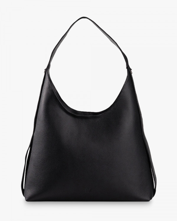 MIA LEATHER, BLACK