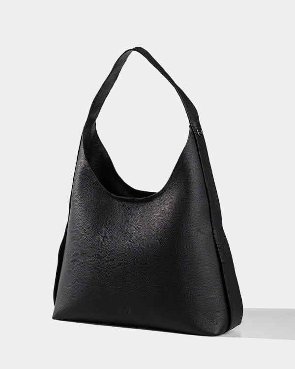 MIA LEATHER, BLACK