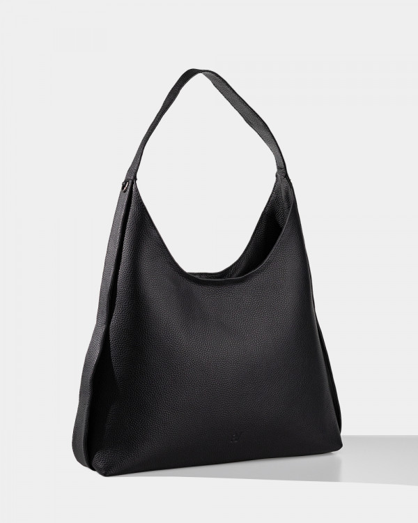 MIA LEATHER, BLACK