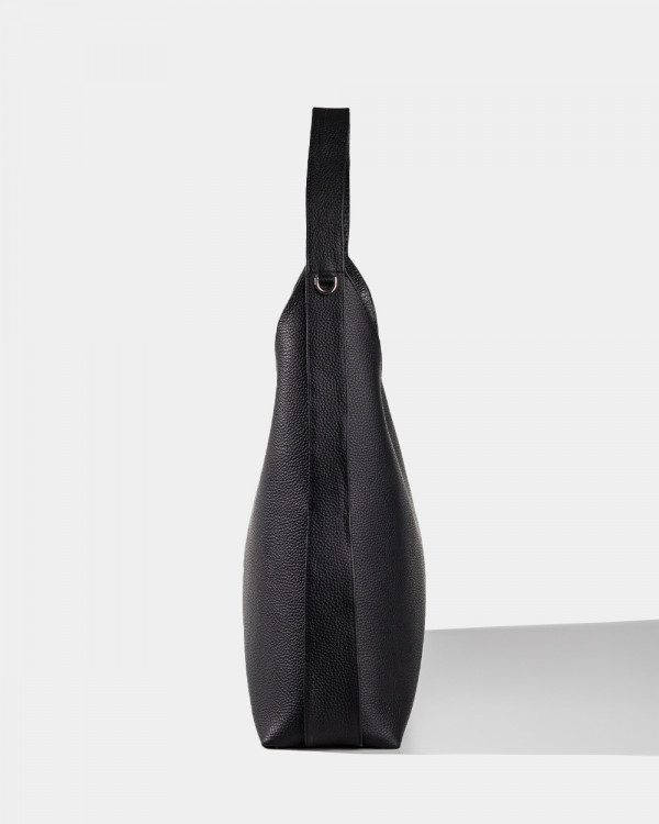 MIA LEATHER, BLACK