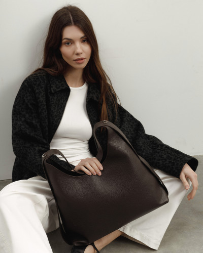 "MIA" LEATHER, BROWN