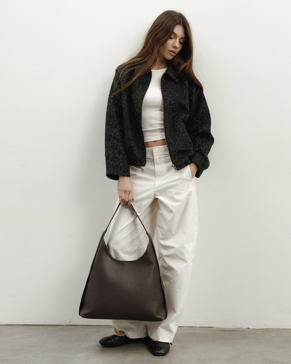 MIA LEATHER, BROWN