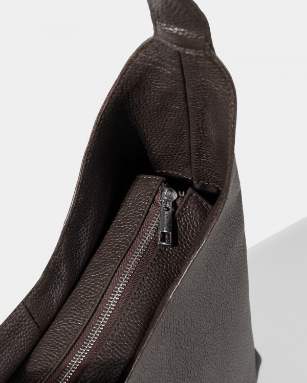 MIA LEATHER, BROWN