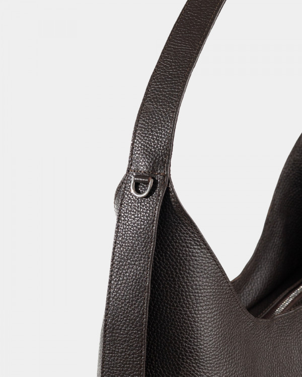 MIA LEATHER, BROWN