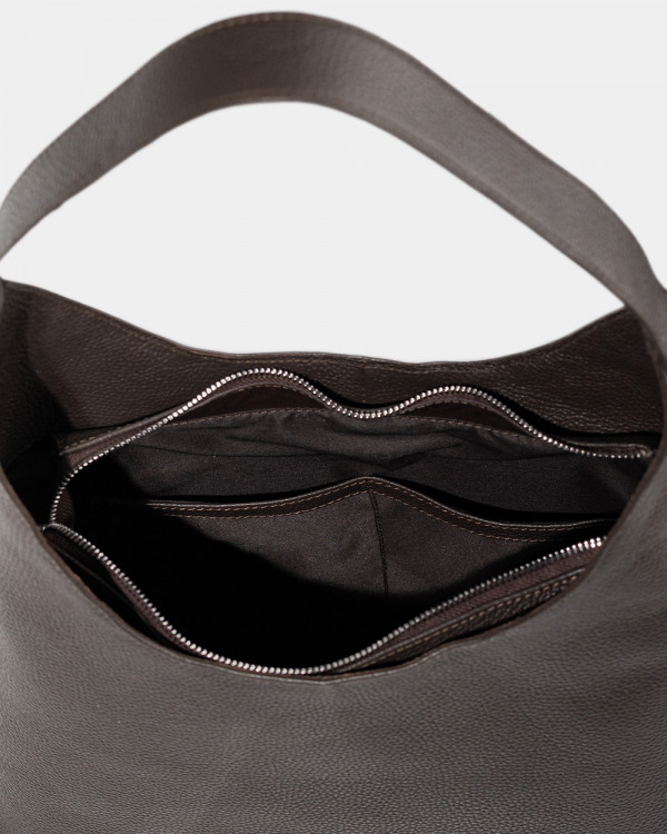 MIA LEATHER, BROWN