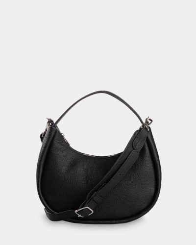 "LORI" LEATHER, BLACK