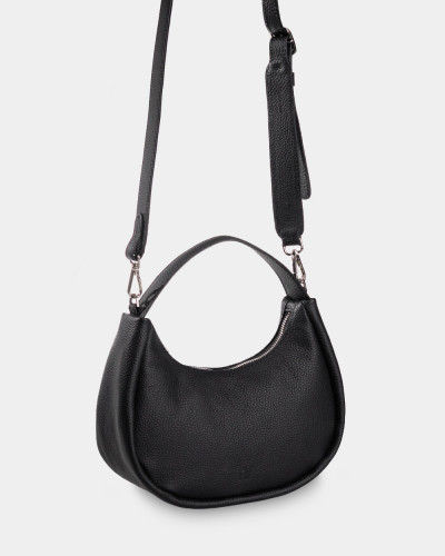 "LORI" LEATHER, BLACK