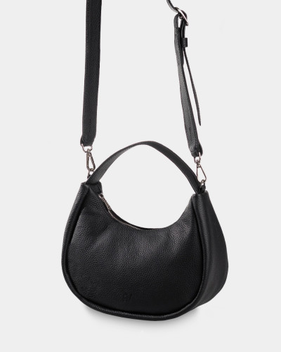 "LORI" LEATHER, BLACK